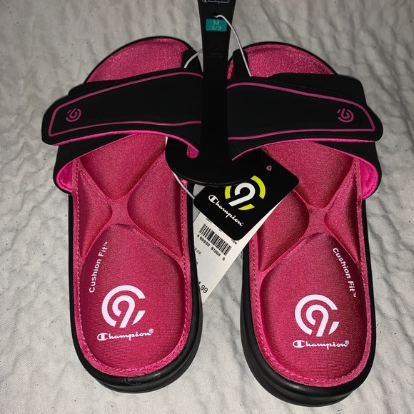 NWT C9 by Champion Girl Slides Memory Foam - Picture 1 of 6